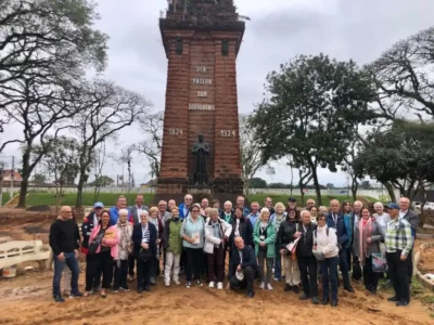 Besuch aus dem Hunsrück - Braslien Denkmal